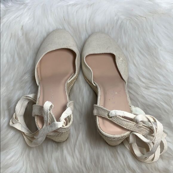 Kelly & Katie Hanah Metallic Wedge Sandals Sz 9.5 - Picture 3 of 7